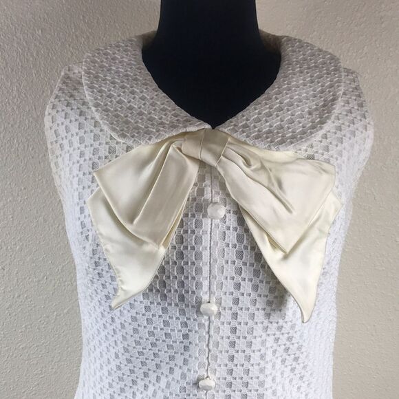 Vintage Handmade Women Dress Size M Not Tag Size - Picture 4 of 11